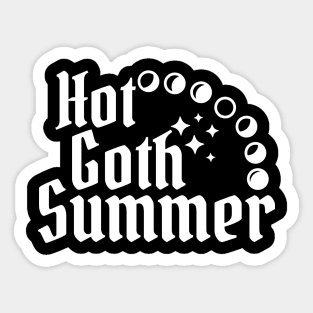 Hot Goth Summer Sticker